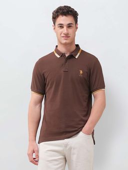 U.S. POLO ASSN. - Solid Regular Fit Polo T-Shirt