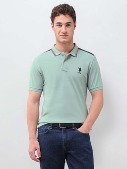 U.S. POLO ASSN. - Solid Regular Fit Polo T-Shirt