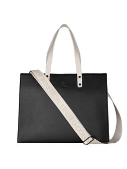 United Colors of Benetton - Black Charlotte Tote Bag with Detachable Strap