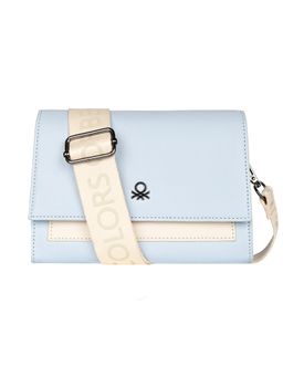 United Colors of Benetton - Blue Laure Sling Bag with Detachable Strap