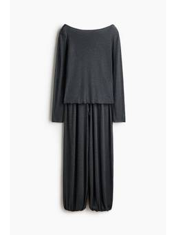 H&M - Women Grey Jersey Pyjamas And Top