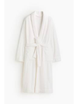 H&M - Women White Egyptian Cotton Dressing Gown