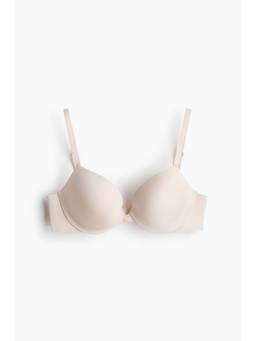 H&M - Women Beige Seamless Microfibre Push-Up Bra