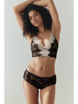 H&M - Women Black Lace Hipster Briefs