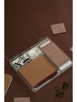 Writenery - Minimal Earth Nude Notebook with Gold Stationery Kit