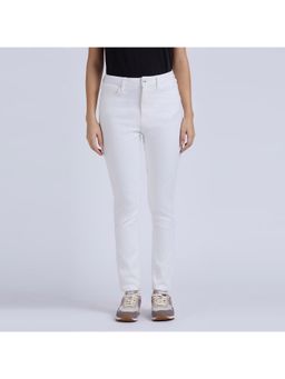 Pepe Jeans - Womens Dion White High Waist Skinny Jeans