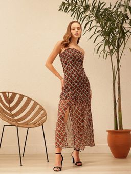 STREET 9 - Brown Tube Dress