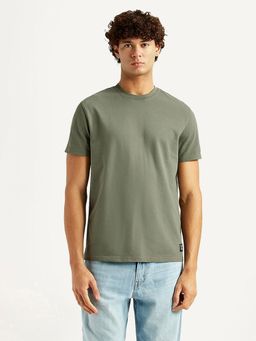 Levi's - Mens Solid Olive Slim Fit T-shirt