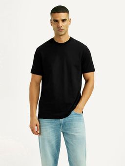 Levi's - Mens Solid Black Slim Fit T-shirt