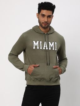 R&B - Green Regular Men Sweatshirt