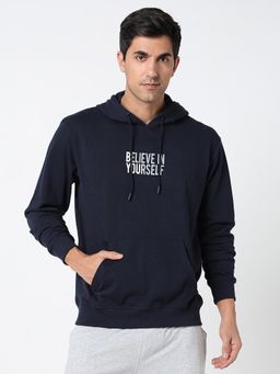 R&B - Navy blue Regular Men Sweatshirt