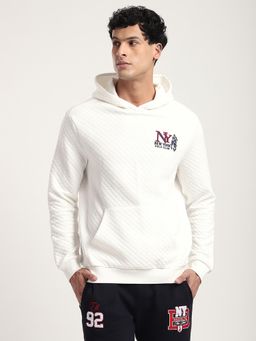 R&B - Off White Regular Men Sweatshirt