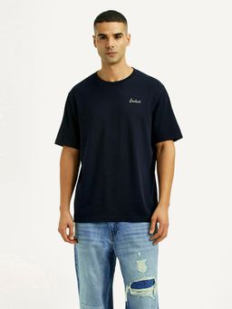 Levi's - Mens Solid Navy Crew Neck T-shirt