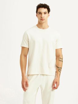 Levi's - Mens Graphic Print Off White Crew Neck T-shirt