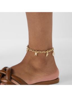 Accessorize London - Women's Beach Charm Anklet