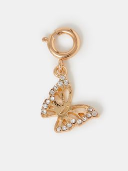 Accessorize London - Women's Butterfly Jewellery Charm