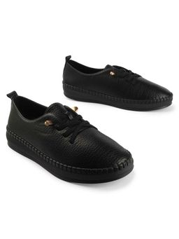 D'Shoe Lounge - Premium Everyday Lace-Ups Black Sneakers