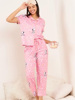 Sweet Dreams - Snoopy Blooms Shirt & Pyjama (Set of 2)