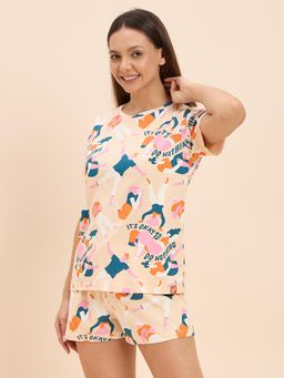 Sweet Dreams - Peach Bliss T-Shirt & Shorts (Set of 2)