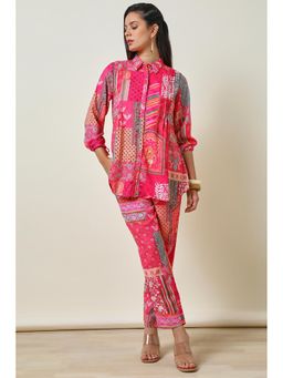 Soch - Pink Printed Co-Ord (Set of 2)