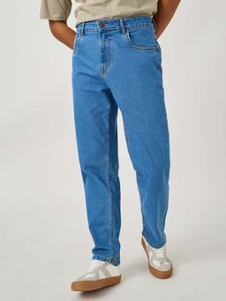 Styli - Men Basic 5 Pocket Regular Fit Blue Jeans