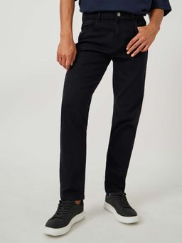 Styli - Men Basic 5 Pocket Slim Fit Black Jeans