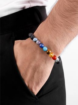 ORIONZ - Seven Chakras Lava Stone Bracelet