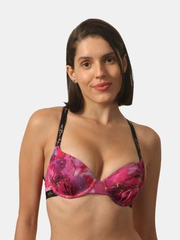 SOIE - Women Padded Wired Medium Coverage Printed Bra