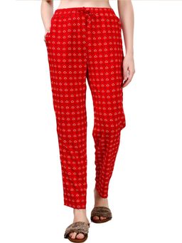 SOIE - Women Printed Pyjama with pockets
