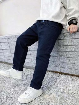 Purple United Kids - Boys Denim-Dark Blue