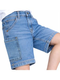 Purple United Kids - Boys Relaxed Fit Cargo Shorts