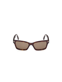 Tom Ford Eyewear - Women Acetate Square Brown Lens Sunglass-Ft1085 54 52H (54)