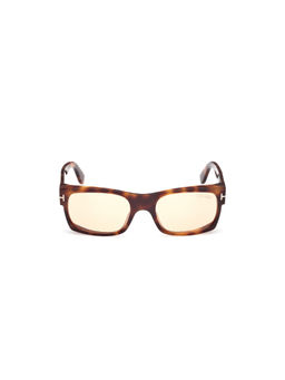 Tom Ford Eyewear - Men Acetate Rectangle Brown Lens Sunglass-Ft1181 56 53E (56)