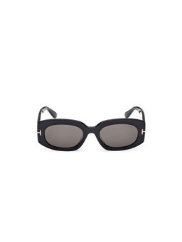 Tom Ford Eyewear - Women Acetate Oval Grey Lens Sunglass-Ft1187 52 01A (52)