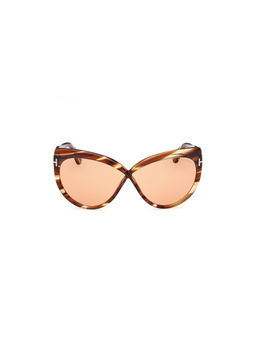 Tom Ford Eyewear - Women Acetate Butterfly Brown Lens Sunglass-Ft1196 65 53E (65)