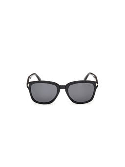 Tom Ford Eyewear - Men Acetate Square Grey Lens Sunglass-Ft1213 53 01D (53)