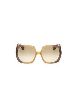 Tom Ford Eyewear - Women Acetate Square Brown Lens Sunglass-Ft1221 60 41F (60)
