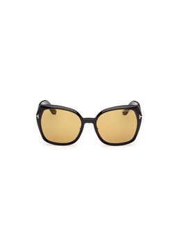 Tom Ford Eyewear - Women Acetate Butterfly Brown Lens Sunglass-Ft1223 58 01E (58)