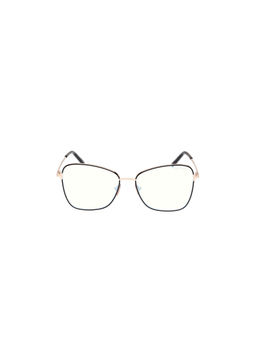 Tom Ford Eyewear - Women Metal Butterfly Black Frame-Ft5906-B 55 001 (55)