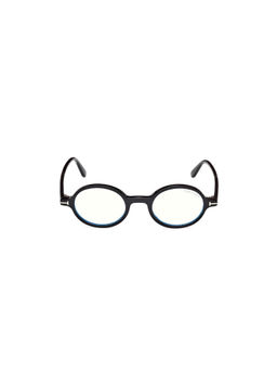 Tom Ford Eyewear - Men Acetate Round Black Frame-Ft5975-B 46 001 (46)
