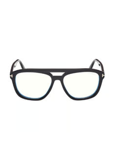 Tom Ford Eyewear - Men Acetate Square Black Frame-Ft6024-B 56 001 (56)