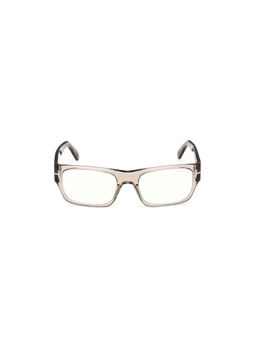 Tom Ford Eyewear - Men Acetate Rectangle Beige Frame-Ft6034-B 54 051 (54)