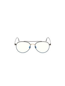Tom Ford Eyewear - Men Metal Pilot Black Frame-Ft6040-B 53 001 (53)