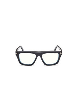 Tom Ford Eyewear - Unisex Acetate Rectangle Black Frame-Ft6059-B 54 001 (54)