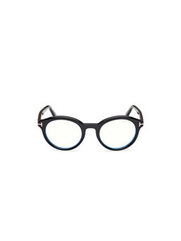 Tom Ford Eyewear - Unisex Acetate Round Black Frame-Ft6061-B 50 001 (50)