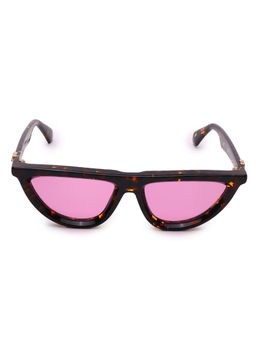 Off-White - Men Acetate Cat Eye Brown Lens Sunglass-Oeri13V16030 (53)