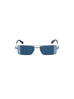 Off-White - Men Metal Pilot Blue Lens Sunglass-Oeri14A17645 (57)