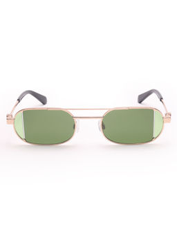 Off-White - Men Metal Oval Green Lens Sunglass-Oeri14H17650 (55)
