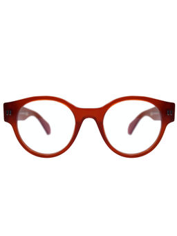 Off-White - Unisex Acetate Round Red Frame-Oerj05512500 (48)