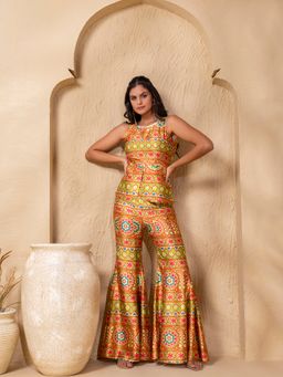 Mabish By Sonal Jain - Multi-Colour Floral Printed Co-Ord Set